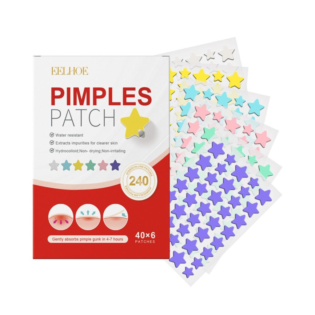 240pcs Premium Heart & Star Shaped Pimple Patches